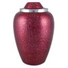 Red Plum Metal Urn MU125 Red Plum Metal Urn MU125