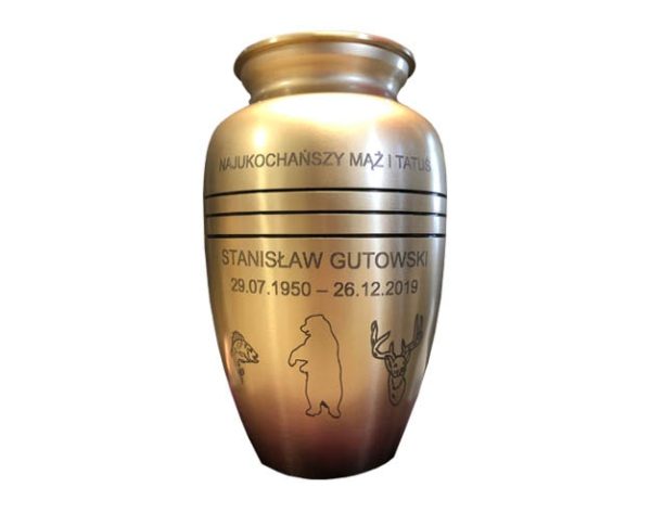 Classic Metal Urn MU180 engrave