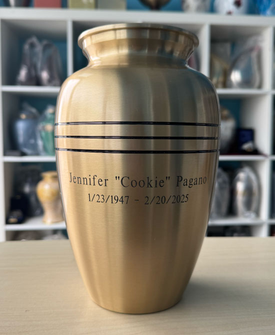 Classic Metal Urn MU180