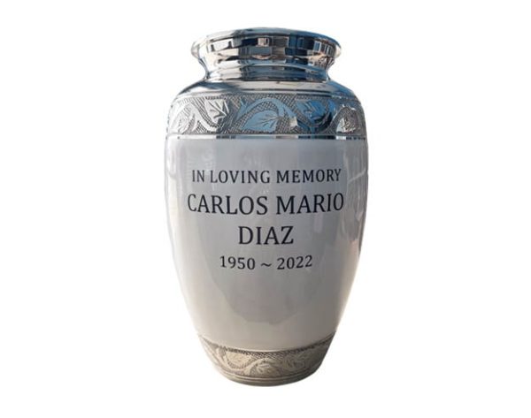 Classic Pearl Metal Urn MU209 Classic Pearl Metal Urn MU209