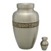 Classic Flower Metal Urn MU225