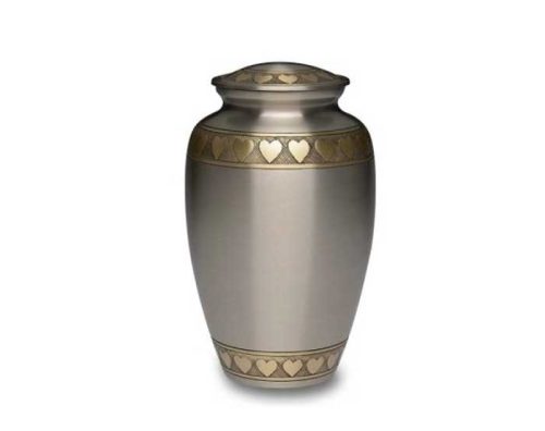 Hearts Metal Urn MU275 Hearts Metal Urn MU275