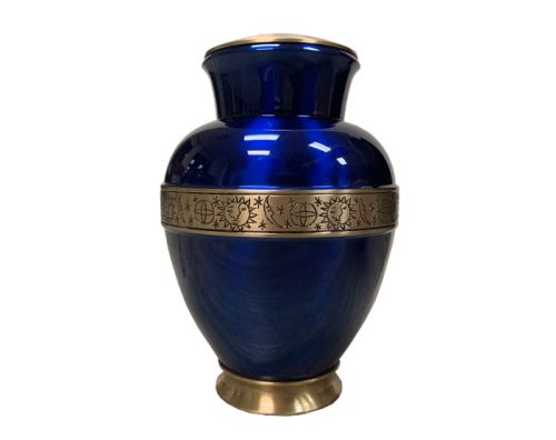 Blue Night Metal Urn MU304 Blue Night Metal Urn MU304