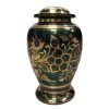 Floral Eden Metal Urn MU318