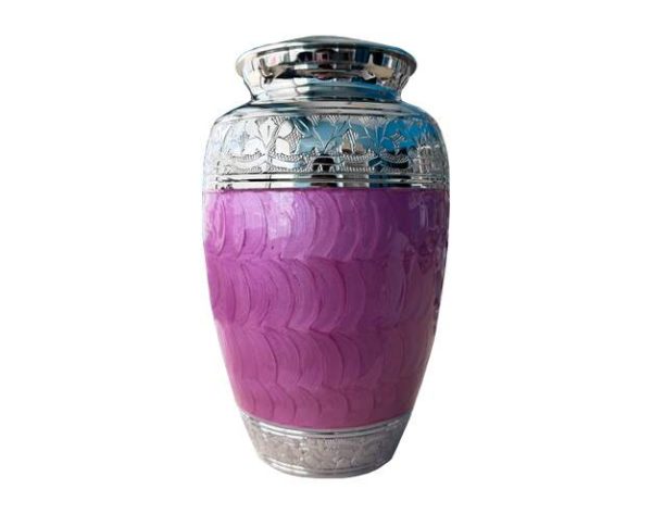 Pink Pearl Metal Urn MU338