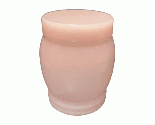 Pink Snow Marble Urn MAU302