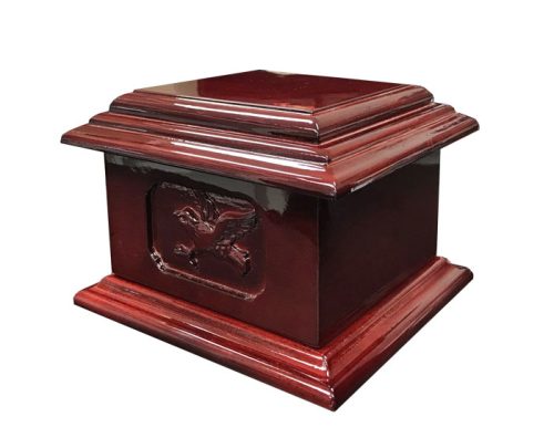 Soaring Dove Mahogany Urn WU100