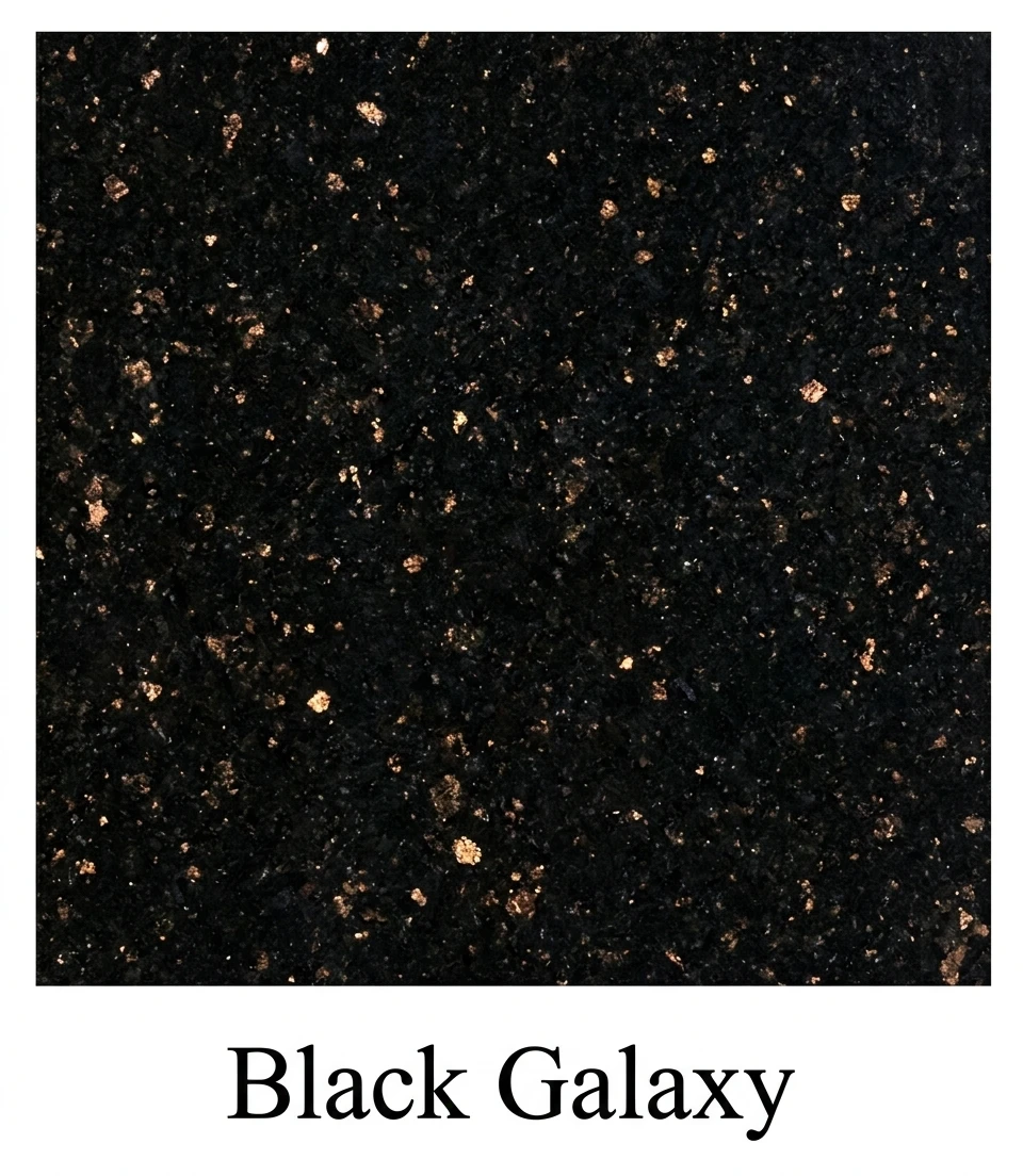 Galaxy Black Granite Color Tile