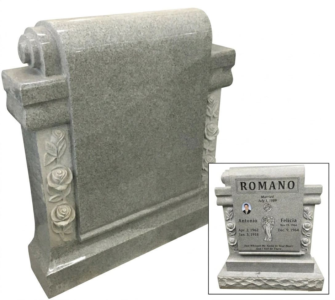 proudly Canadian cemetery monument headstone memorial grave marker made in Canada