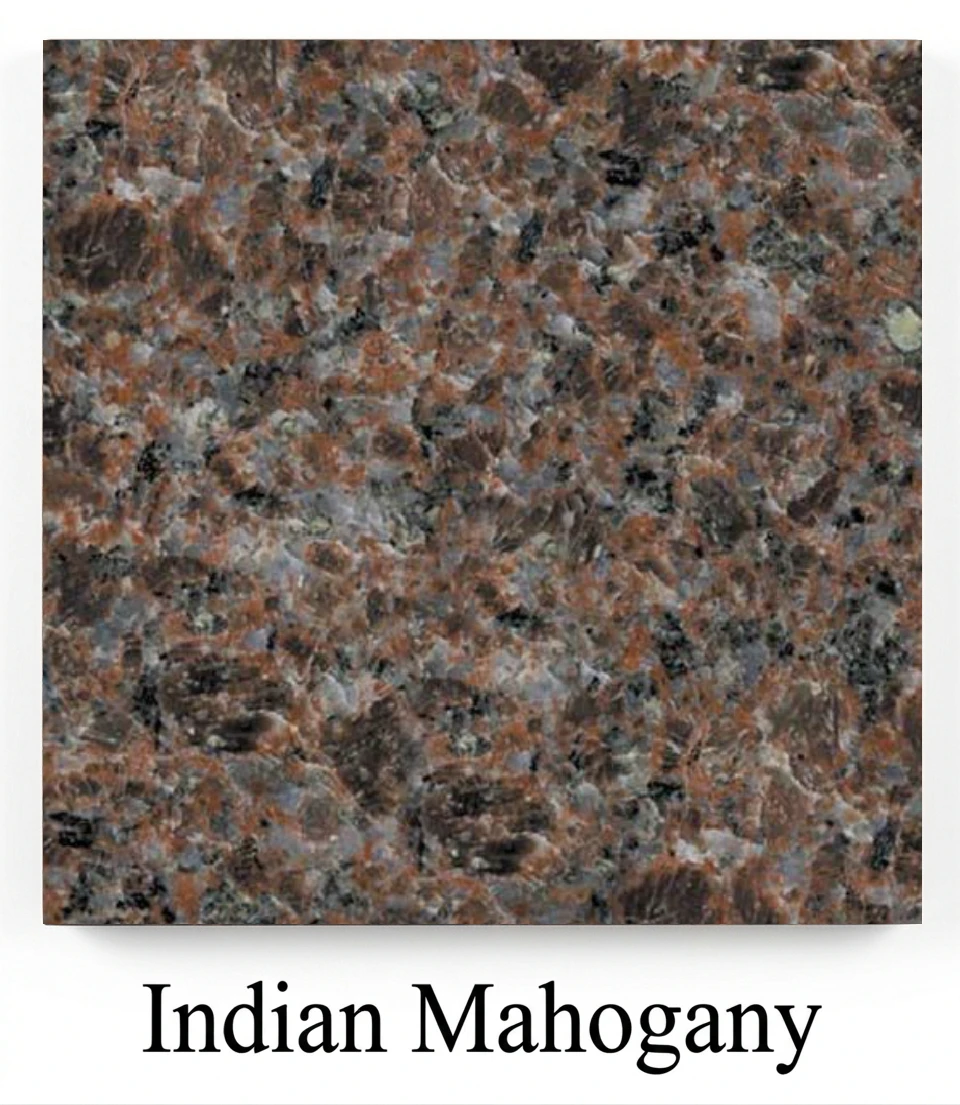 Indian Mahogany Granite Color