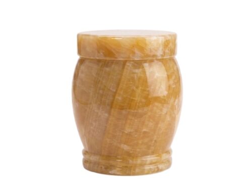 Honey Yellow Stone Urn