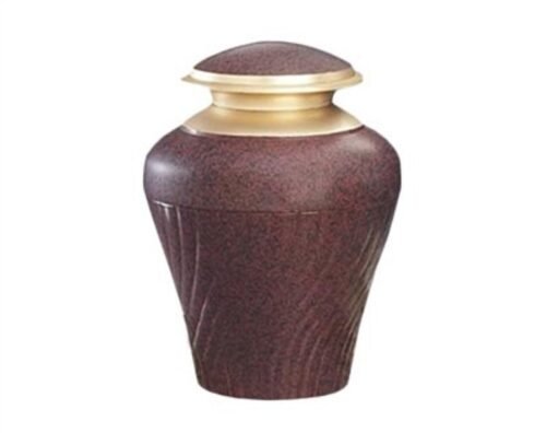 Family Stone Metal Urn MU172