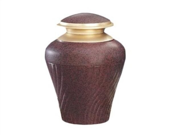 Family Stone Metal Urn MU172