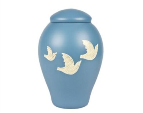 Blue Sky Metal Urn MU137