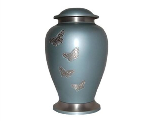 Butterfly Sky Metal Urn MU146