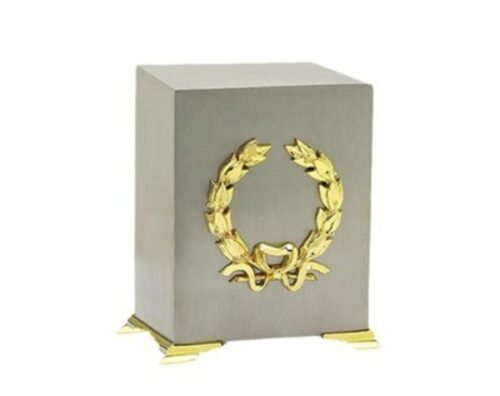 Memorial Cube Metal Urn MU152