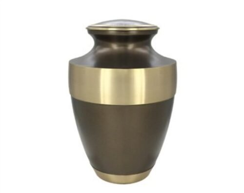 Forest Rain Metal Urn MU173