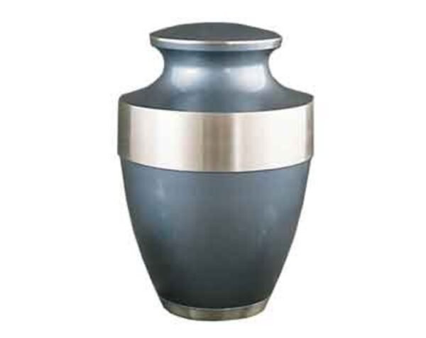 Blue Trinity Metal Urn MU160