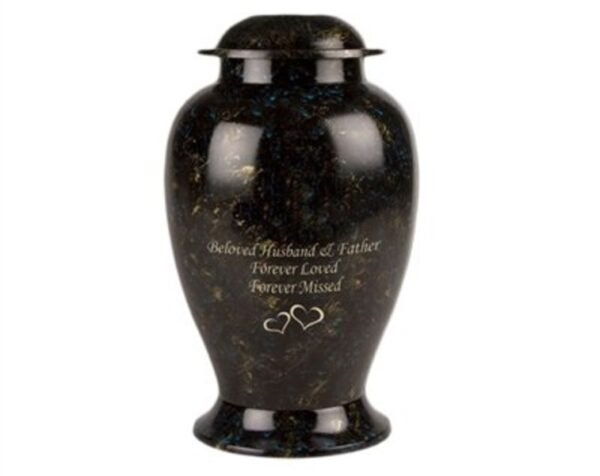 Family Stone Metal Urn MU172