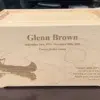Laser Engraved Maple Wood Urn with Canoe Laser engraved light maple wood urn with a name, dates, a short epitaph, a canoe paddler scene and a four line verse